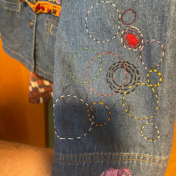 Embroidered Denim Jacket - Picture 13 of 14